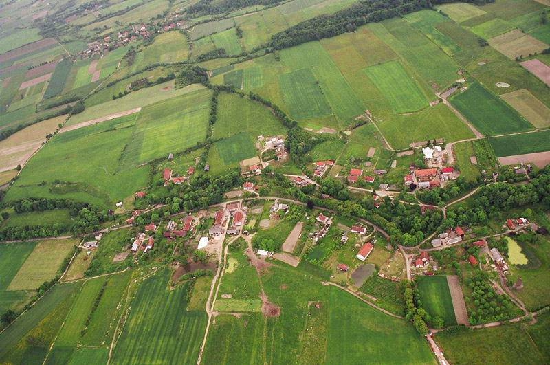 Pasłęk z lotu ptaka