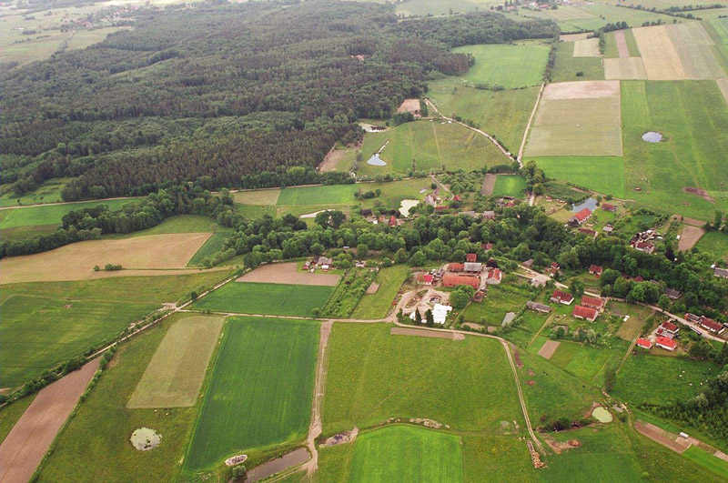 Pasłęk z lotu ptaka