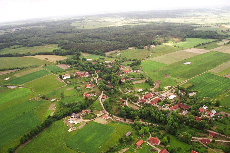 Pasłęk z lotu ptaka