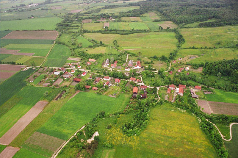 Pasłęk z lotu ptaka