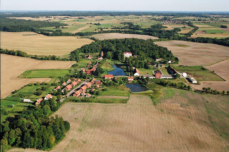 Pasłęk z lotu ptaka