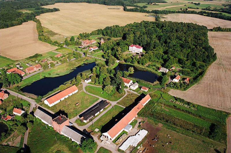 Pasłęk z lotu ptaka