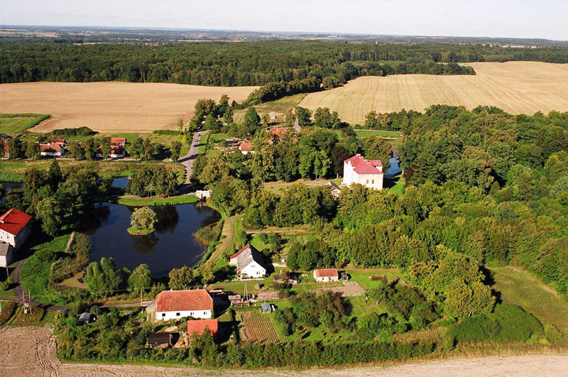 Pasłęk z lotu ptaka