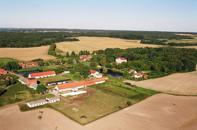 Pasłęk z lotu ptaka