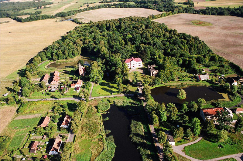 Pasłęk z lotu ptaka