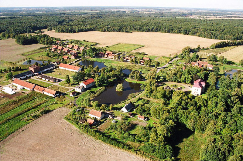 Pasłęk z lotu ptaka