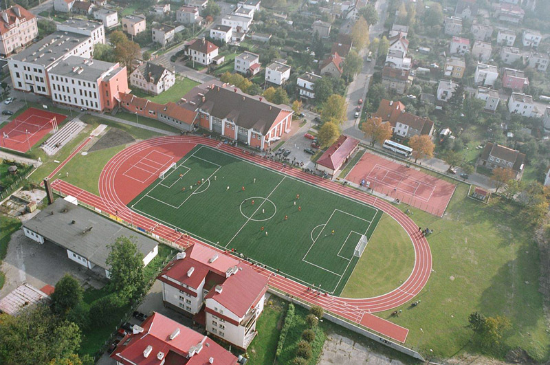 Pasłęk z lotu ptaka