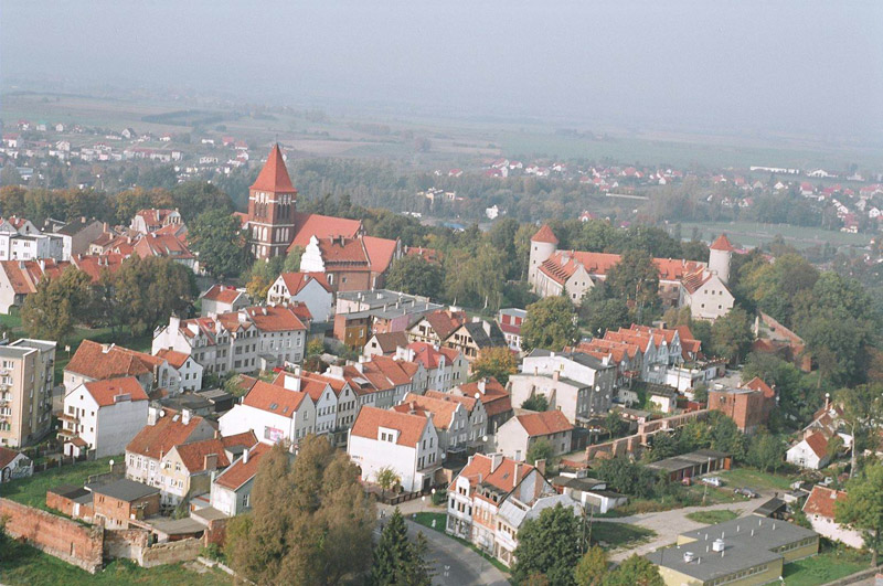 Pasłęk z lotu ptaka