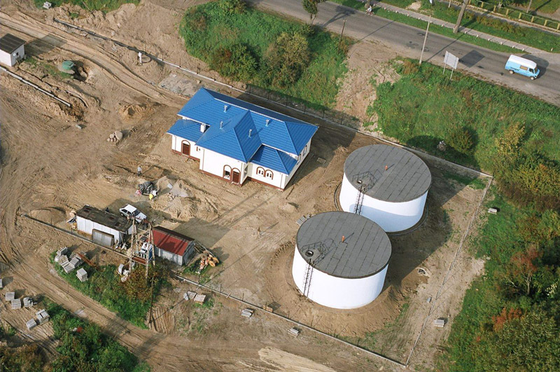 Pasłęk z lotu ptaka