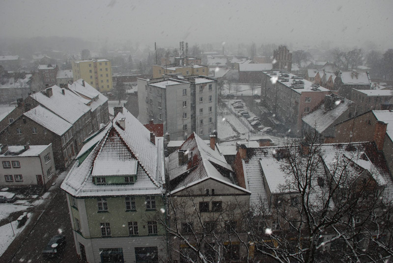 Pasłęk z lotu ptaka