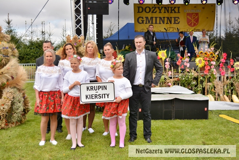 Gminne dożynki w Rychlikach 2017r. 