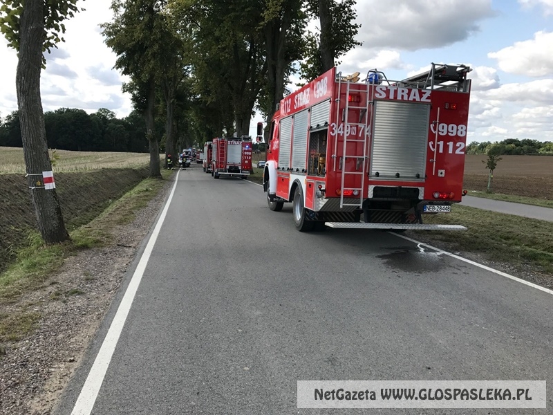 Wypadek na trasie Rychliki - Dymnik (24.sierpnia 2017r.) 