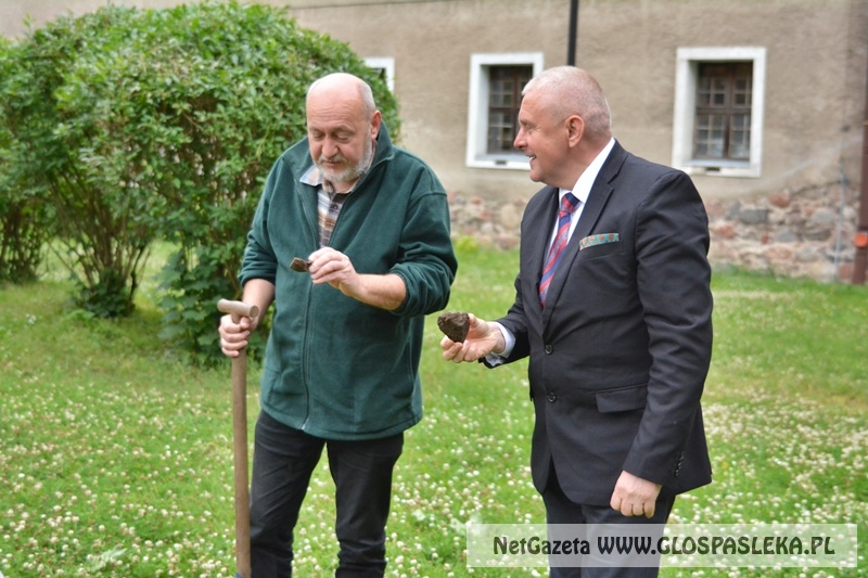 wykopaliska koło zamku