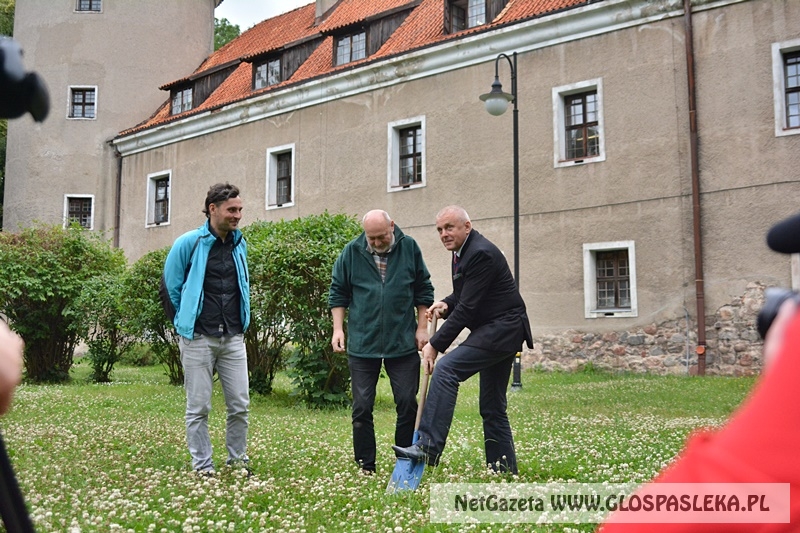 wykopaliska koło zamku