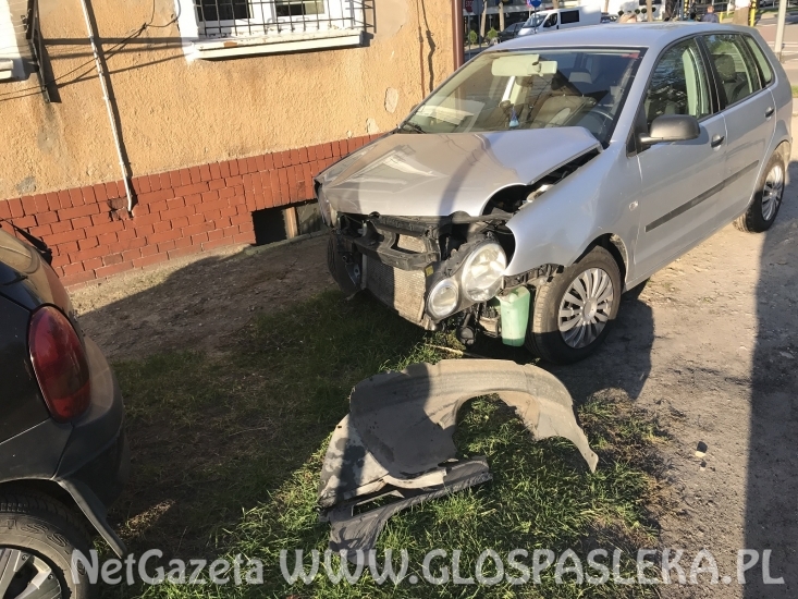 Kolizja BMW i VW Polo