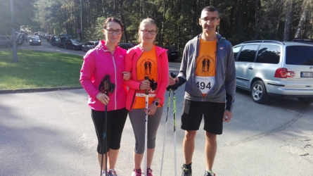 Zawody nordic walking w Sobieszewie (wrzesień 2017r.) 