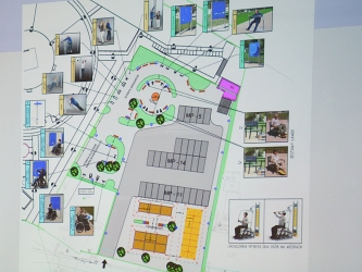 Koncepcja zagospodarowania targowiska miejskiego w Pasłęku.