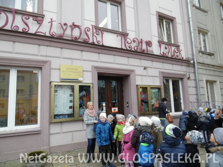 Wyjazd dzieci z Przedszkola nr 1 do olsztyńskiego teatru