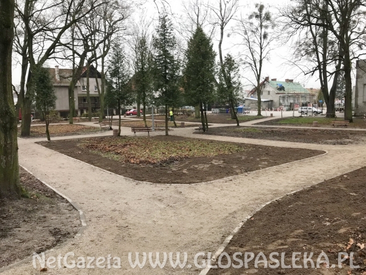 Renowacja parku na finiszu