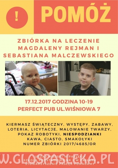 Zbiórka na leczenie Magdaleny i Sebastiana