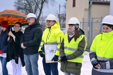 Rozpoczęcie budowy ośrodka przy szpitalu 14.12.2017r.