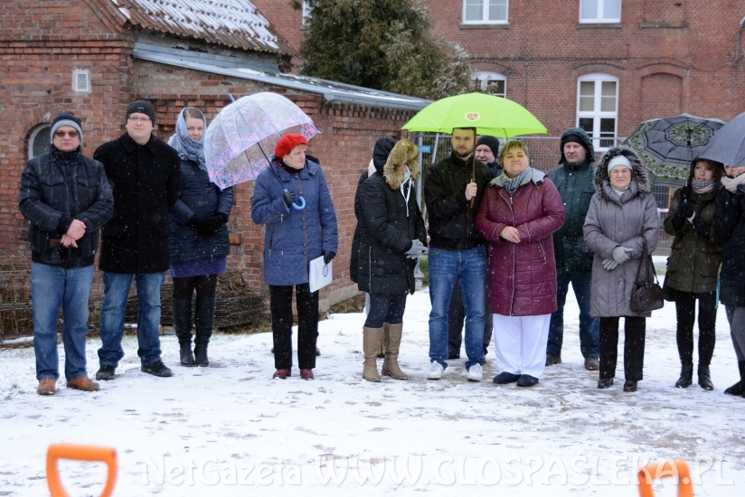 Rozpoczęcie budowy ośrodka przy szpitalu 14.12.2017r.