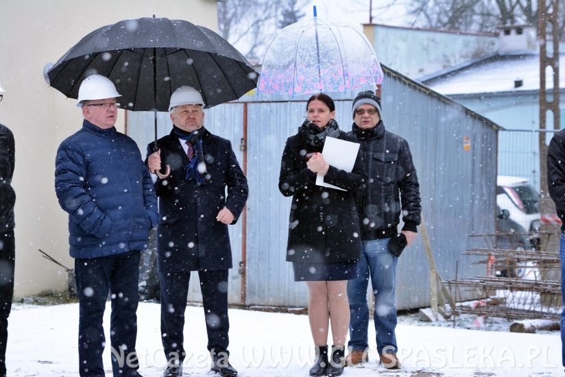 Rozpoczęcie budowy ośrodka przy szpitalu 14.12.2017r.
