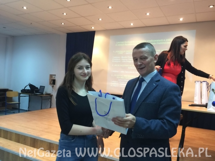 Finał Narodowego Programu Rozwoju Czytelnictwa w ZSEiT w Pasłęku