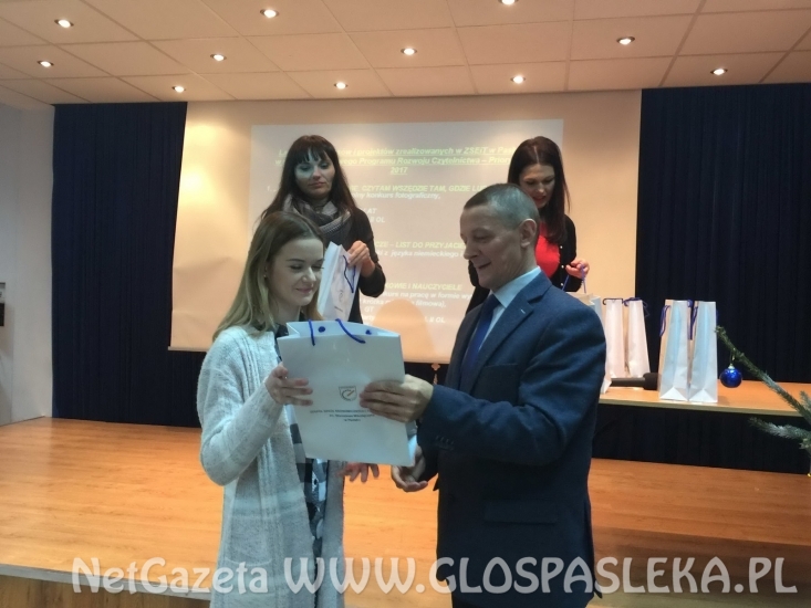 Finał Narodowego Programu Rozwoju Czytelnictwa w ZSEiT w Pasłęku