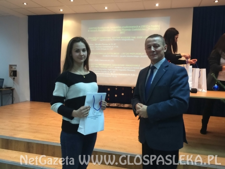 Finał Narodowego Programu Rozwoju Czytelnictwa w ZSEiT w Pasłęku