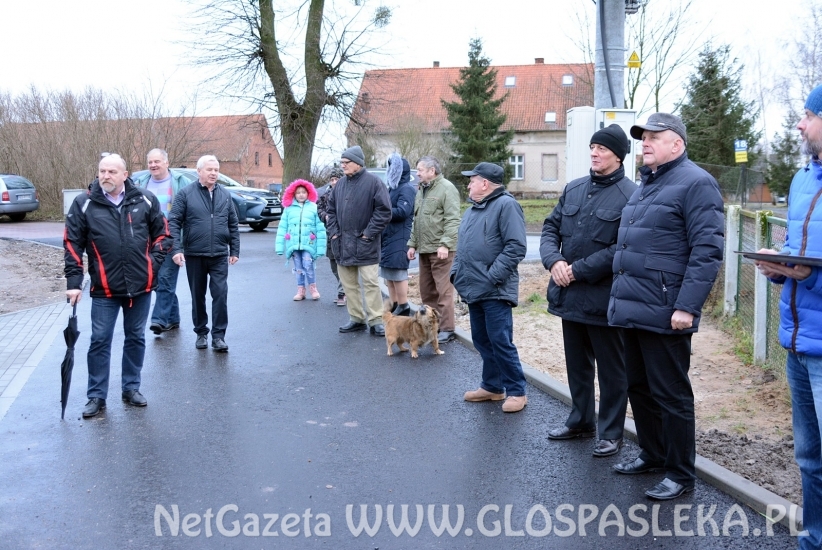Ofijalne oddanie do użytku drogi w Krośnie (05.01.2018r.)