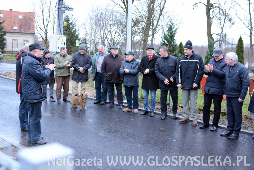 Ofijalne oddanie do użytku drogi w Krośnie (05.01.2018r.)