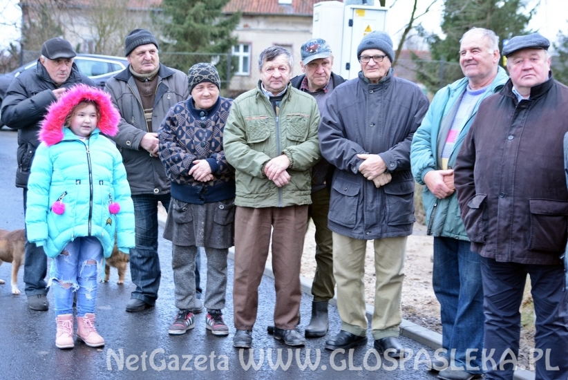 Ofijalne oddanie do użytku drogi w Krośnie (05.01.2018r.)
