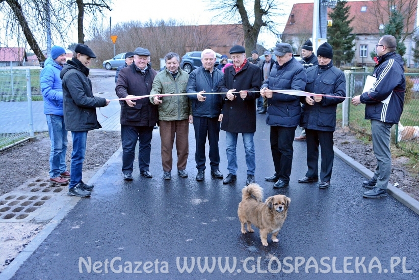 Ofijalne oddanie do użytku drogi w Krośnie (05.01.2018r.)