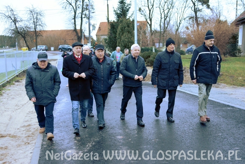 Ofijalne oddanie do użytku drogi w Krośnie (05.01.2018r.)