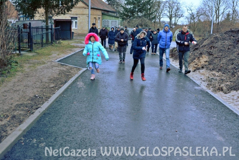 Ofijalne oddanie do użytku drogi w Krośnie (05.01.2018r.)