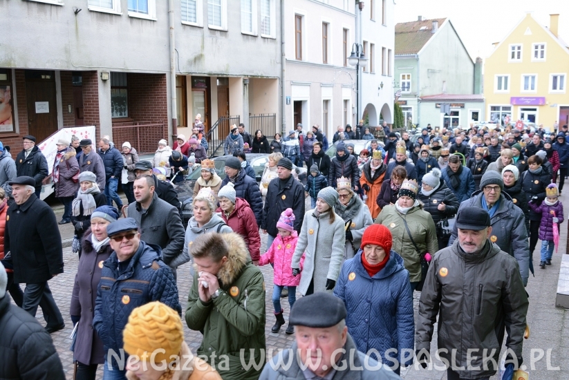 Orszak Trzech Króli w Pasłęku (6. stycznia 2018r.)