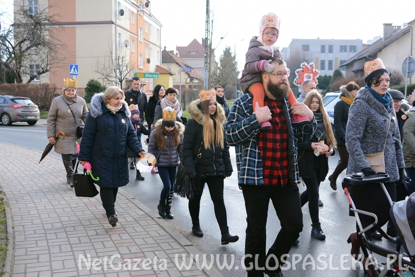 Orszak Trzech Króli w Pasłęku (6. stycznia 2018r.)