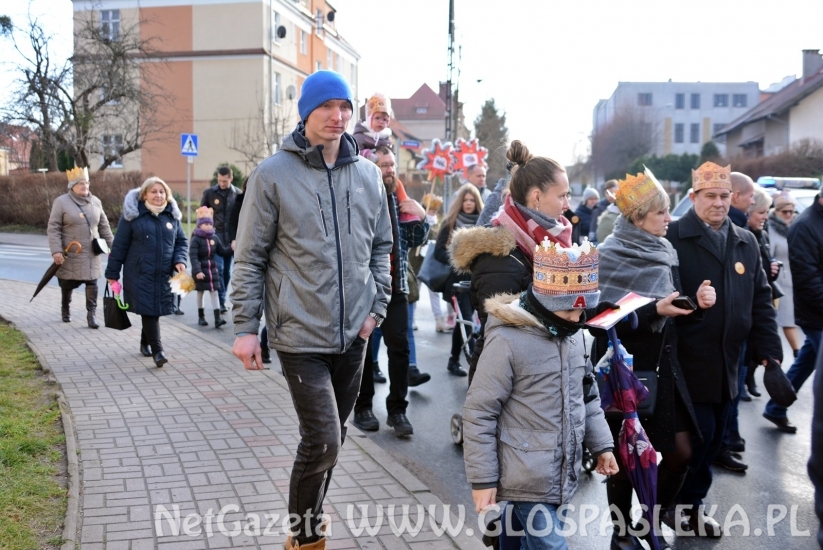 Orszak Trzech Króli w Pasłęku (6. stycznia 2018r.)