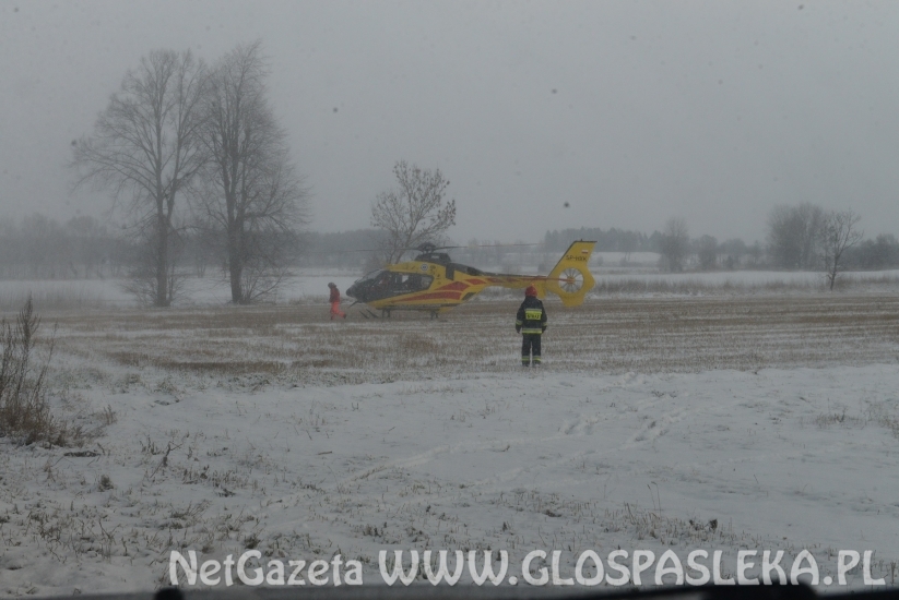 Helikopter lądował w Krośnie
