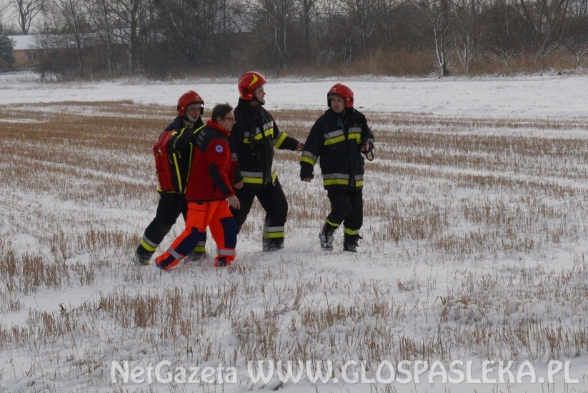 Helikopter lądował w Krośnie
