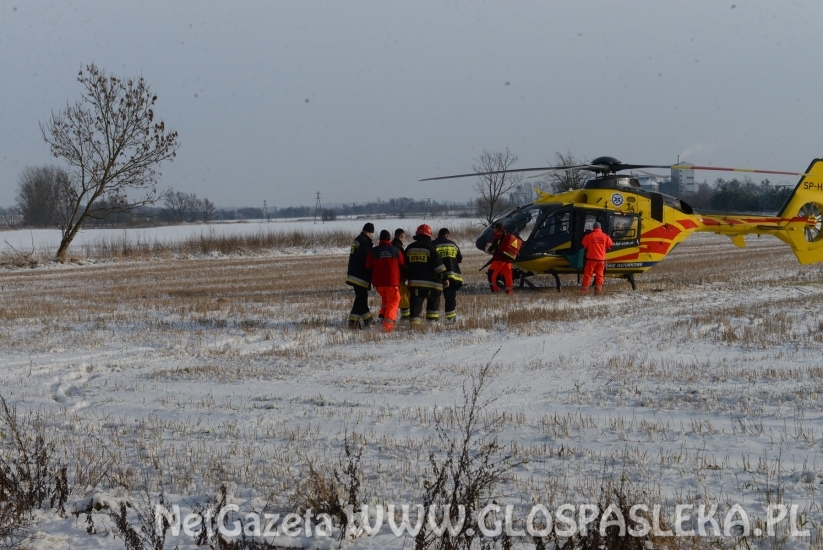 Helikopter lądował w Krośnie
