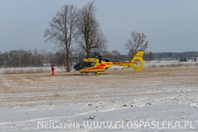 Helikopter lądował w Krośnie