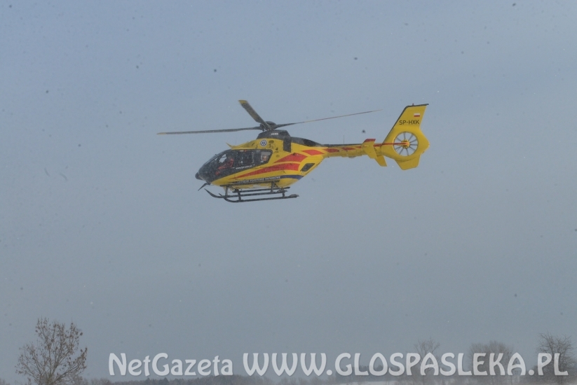 Helikopter lądował w Krośnie