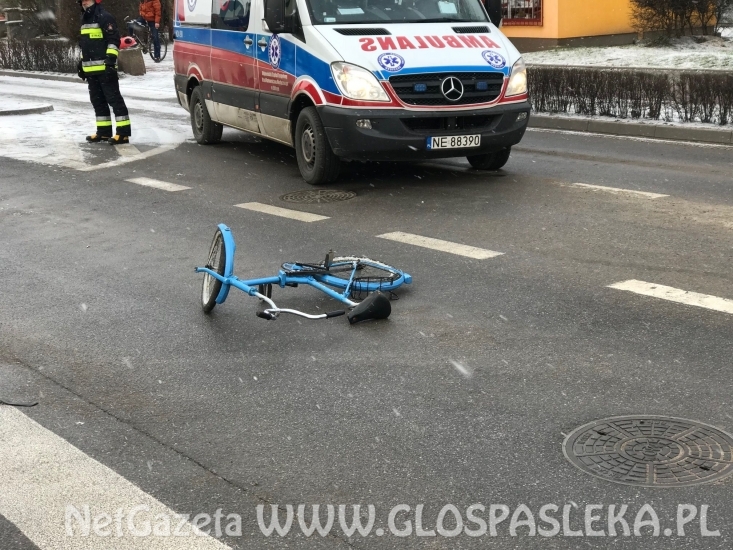 Potrącenie rowerzysty