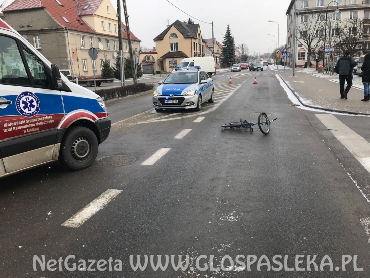 Potrącenie rowerzysty