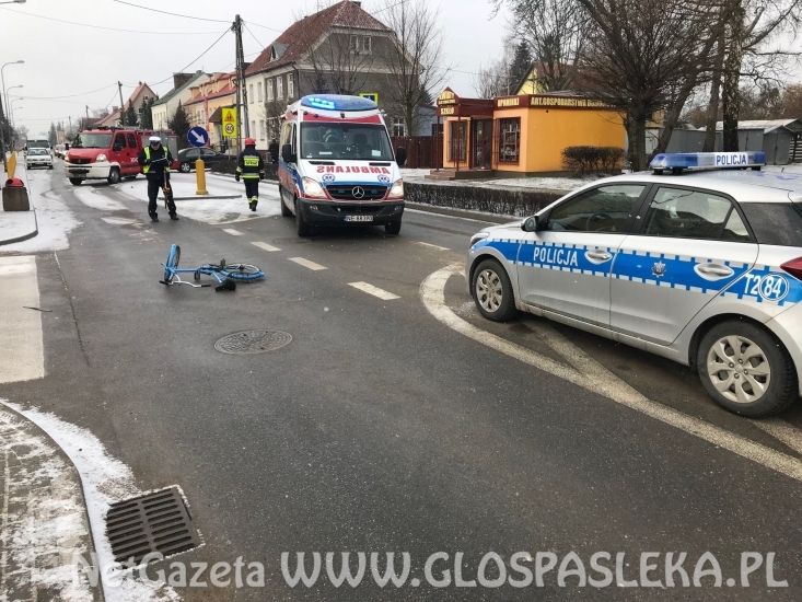 Potrącenie rowerzysty