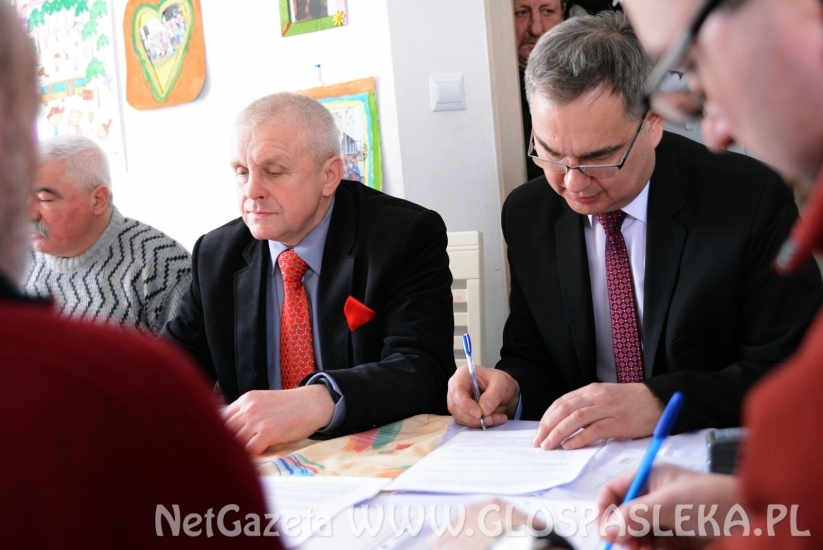 DRULITY - podpisanie umowy na remont świetlicy 09.02.2017r. 