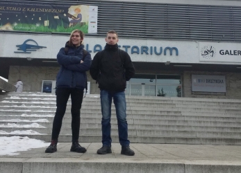 Uczniowie ZSEiT na seminarium astronomicznym