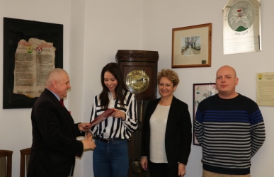 Patrycja ze stypendium